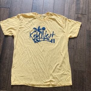 Yellow Key West Graphic T-Shirt